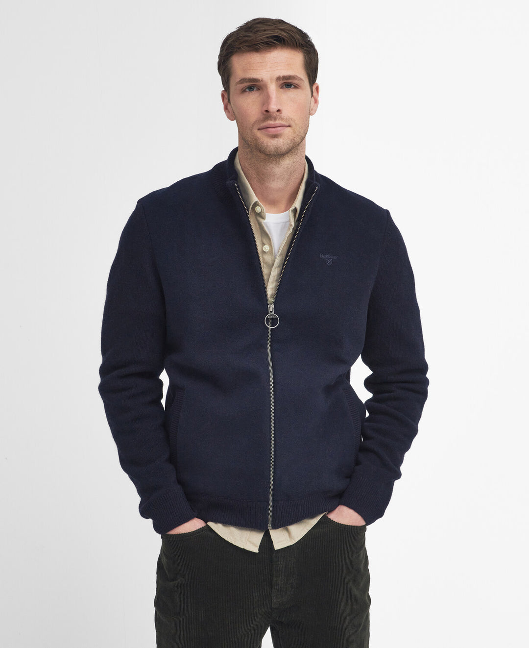 Barbour cardigan mens online