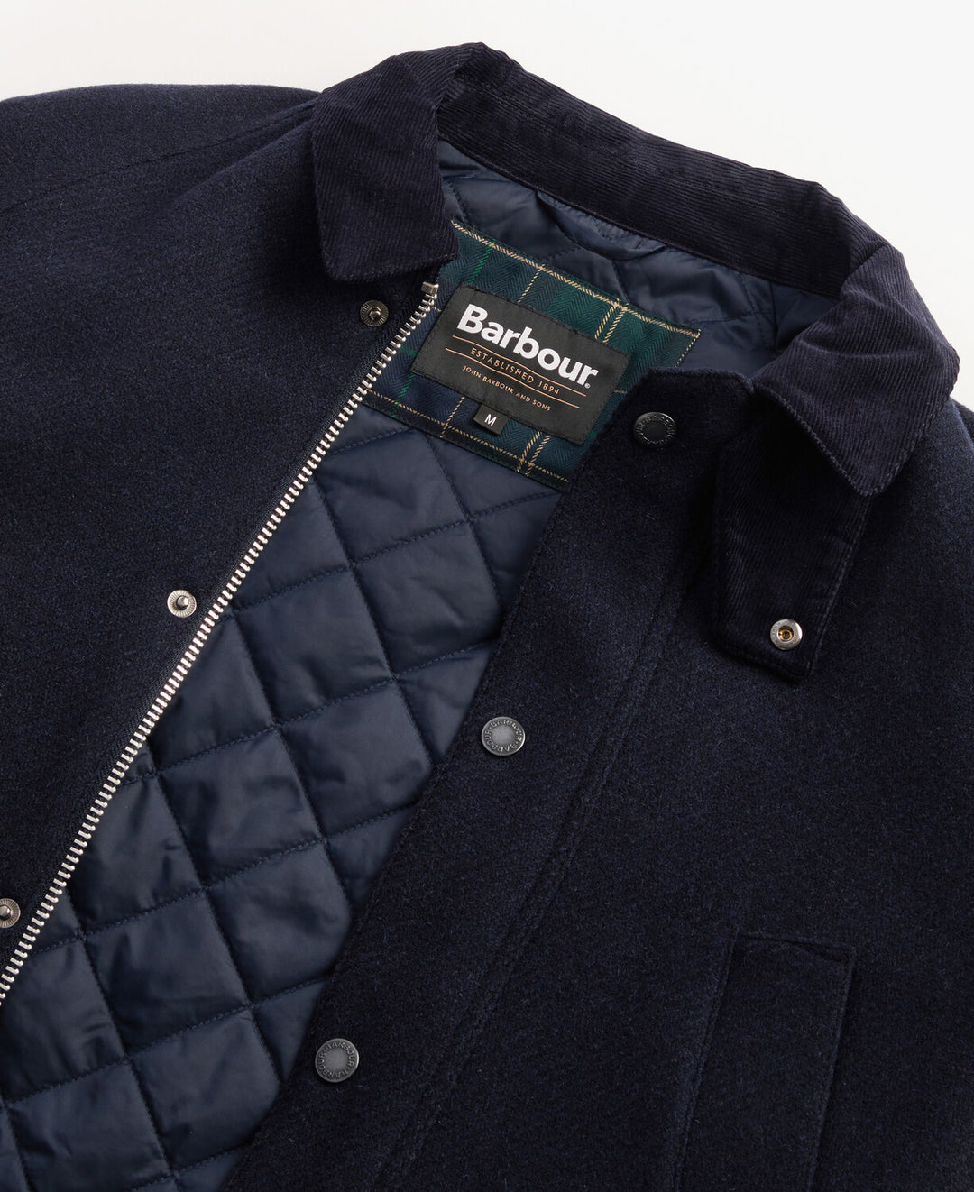 Barbour wool jacket uk on sale