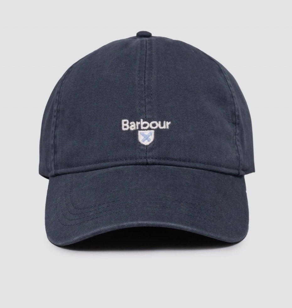 Barbour cap navy online